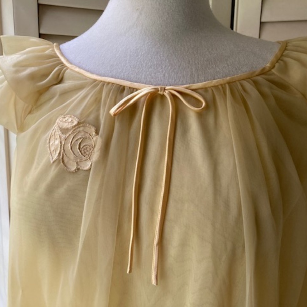 Vintage Gossard Artemus Chiffon Nightgown - Picture 5 of 12